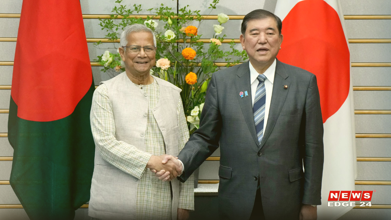 প্রধান উপদেষ্টা প্রফেসর মুহাম্মদ ইউনূস-জাপানের প্রধানমন্ত্রী শিগেরু ইশিবা-newsedge24