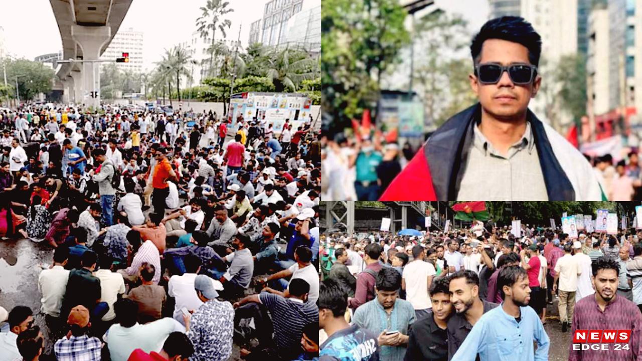 শাহবাগ ও ইন্টারকন্টিনেন্টাল মোড়ে ছাত্রদলের বিক্ষোভ-newsedge24