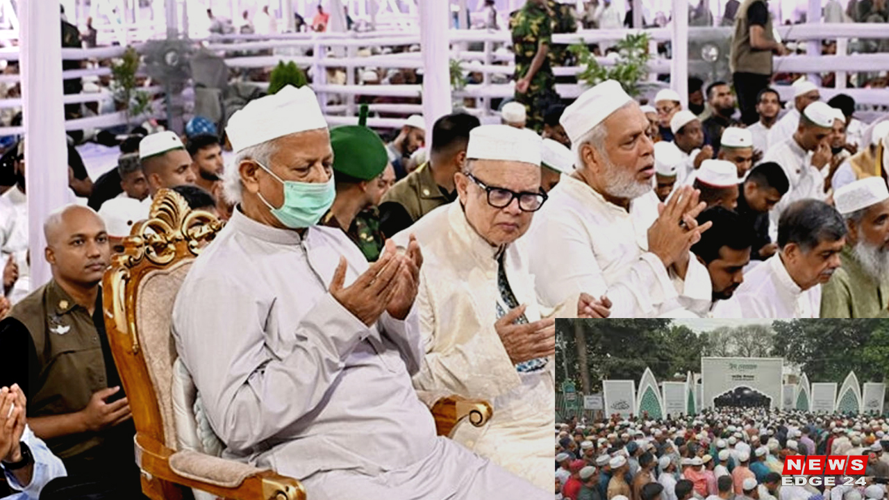 জাতীয় ঈদগাহে প্রধান উপদেষ্টাসহ হাজারো মুসল্লির নামাজ আদায়-newsedge4
