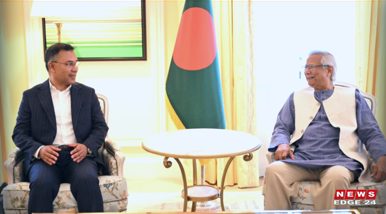 মুহাম্মদ ইউনূসের সঙ্গে বিএনপির ভারপ্রাপ্ত চেয়ারম্যান তারেক রহমানের বৈঠক-newsedge24