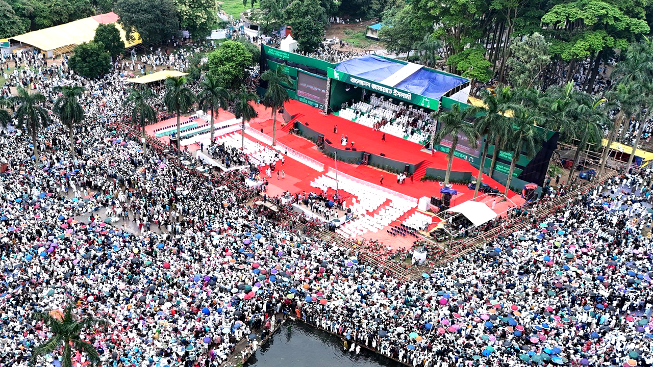 সোহরাওয়ার্দী উদ্যানে জামায়াতে ইসলামীর প্রথম সমাবেশ-newsedge4