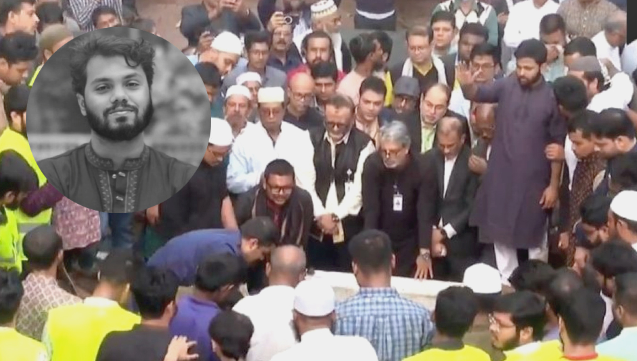 কবি নজরুলের সমাধির পাশে চিরনিদ্রায় শায়িত হলেন ওসমান হাদি-newsedge24
