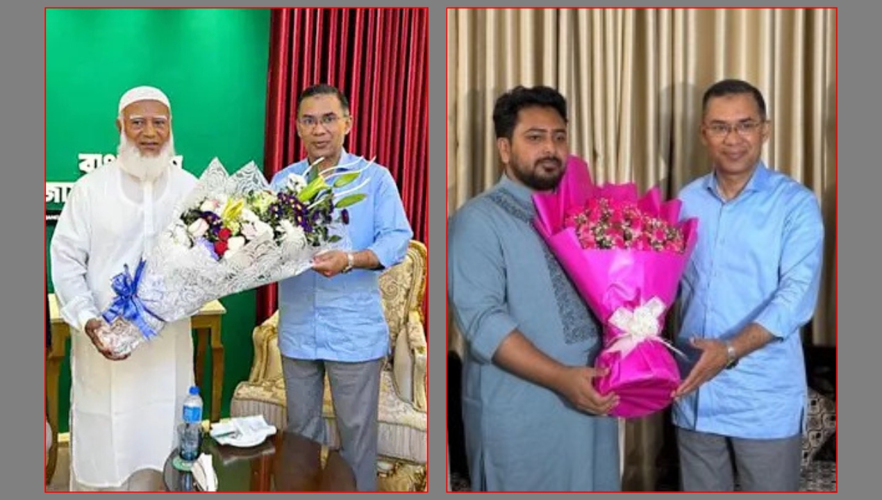নির্বাচন-উত্তর সৌজন্যের নতুন রাজনীতি: ডা. শফিক ও নাহিদের বাসায় তারেক রহমান