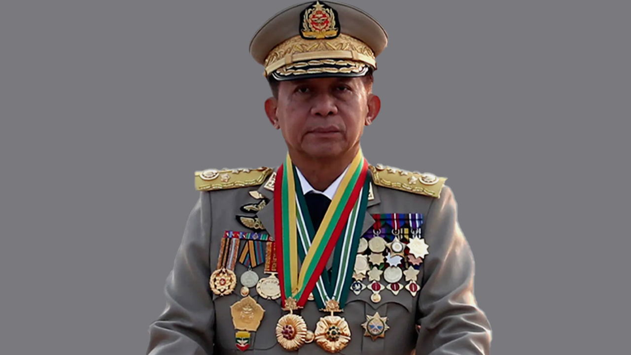 Myanmar-মিন অং হ্লাইং-Min Aung Hlaing-president-newsedge4