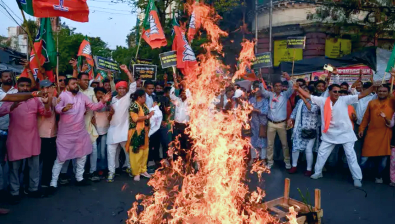 পশ্চিমবঙ্গে নির্বাচনোত্তর সহিংসতা-newsedge24