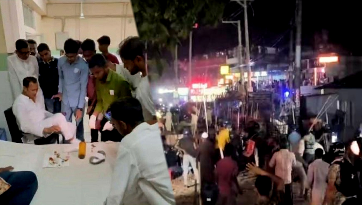 সুনামগঞ্জের ছাতকে জমি নিয়ে সংঘর্ষ-newsedge24